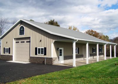 Exemple d'une de nos maisons préfabriquées en acier à vendre