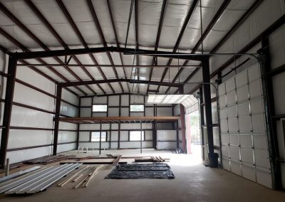 Un exemple de l'un de nos entrepôts métalliques à vendre